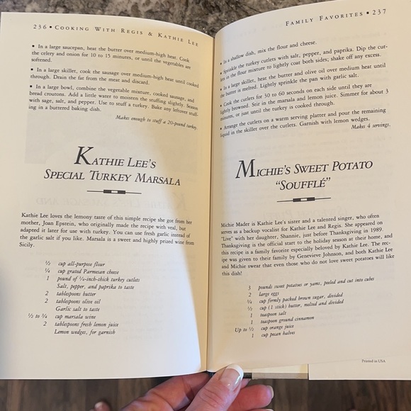 Regis and Kathie Lee cookbook - Picture 7 of 7